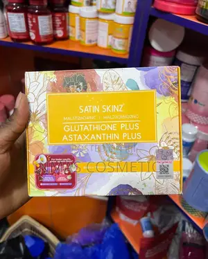 uống glutathione bao lâu thì trắng Satin Skinz Glutathione Ghana Fabamall main image 1