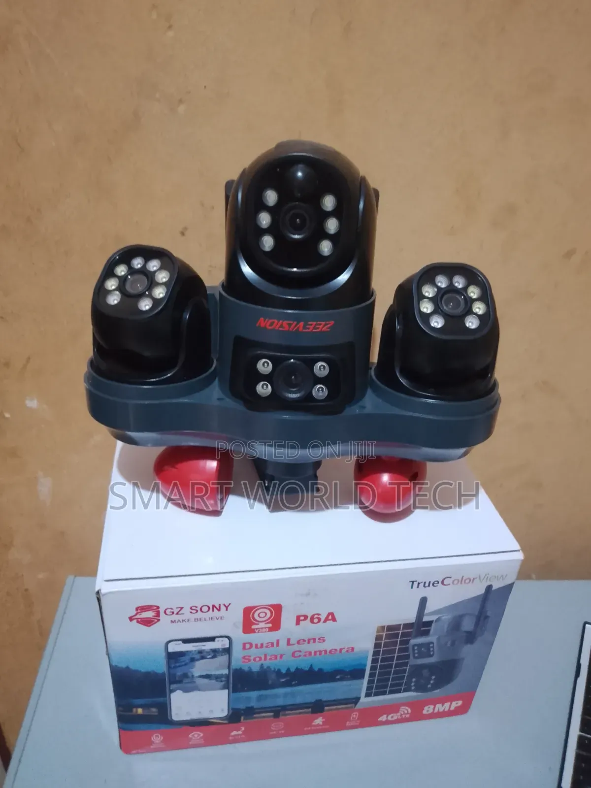 Triple Lens CCTV Solar Camera 4g Enable