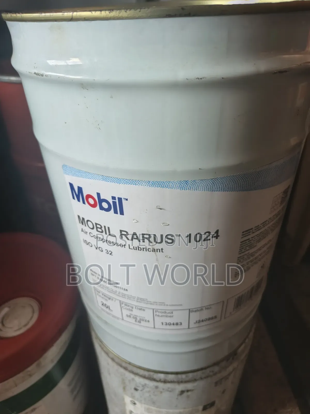 Mobil Rarus 1024 Air Compressor Lubricant Isovg32