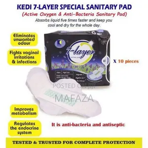 Kedi 7 Layers Sanitary Pad -for Night - Wholesale