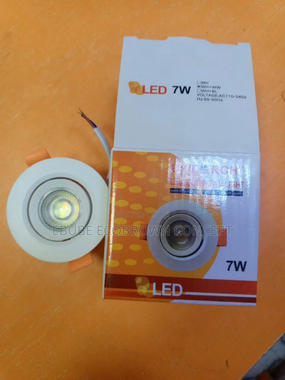 7 Watts Spot Lights Available White and Warm White