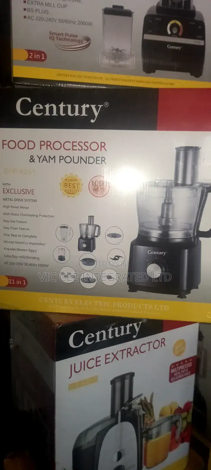 Century Food Processor Yam P