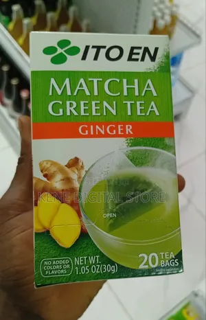 Premium Japanese Matcha Ginger Green Tea - 20 Tea Bags
