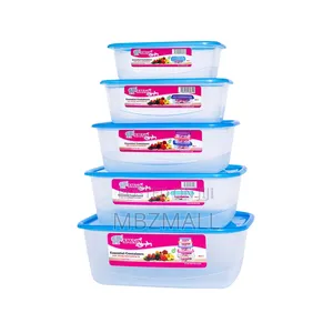 5 in 1 Transparent Essential Container
