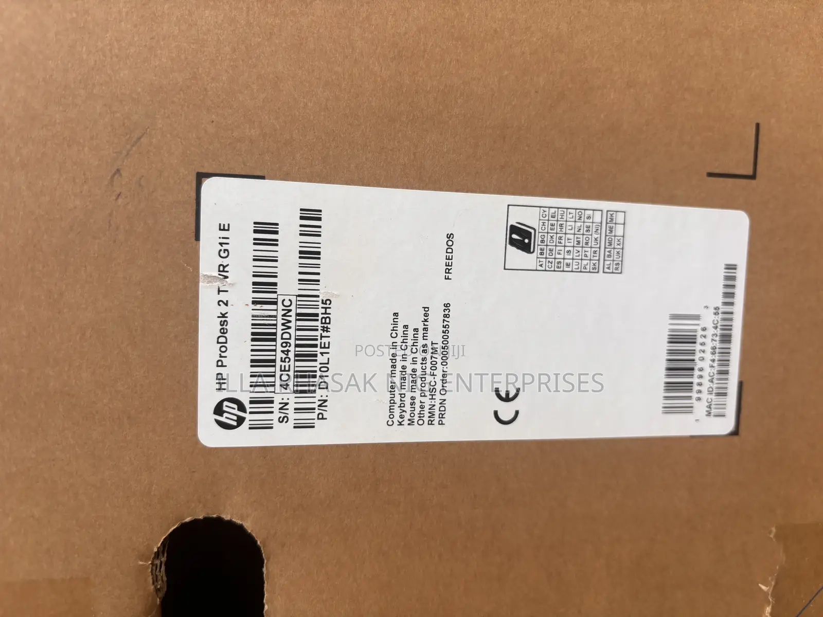 New Desktop Computer HP 8GB Intel Core i3 SSD 512GB