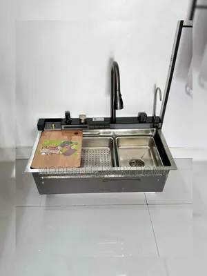 5 Button Kitchen Sink Top Notch