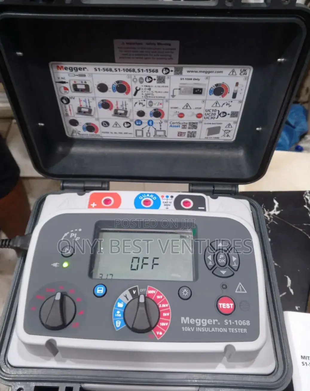 Megger 10kv Insulation Tester S1-1068