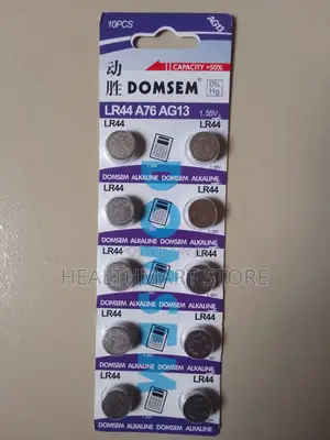 Lr44 1.5v Domsem Alkaline Cell Battery