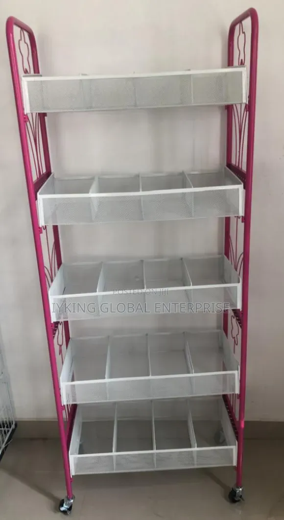 Pink Biscuits and Chocolate Rack