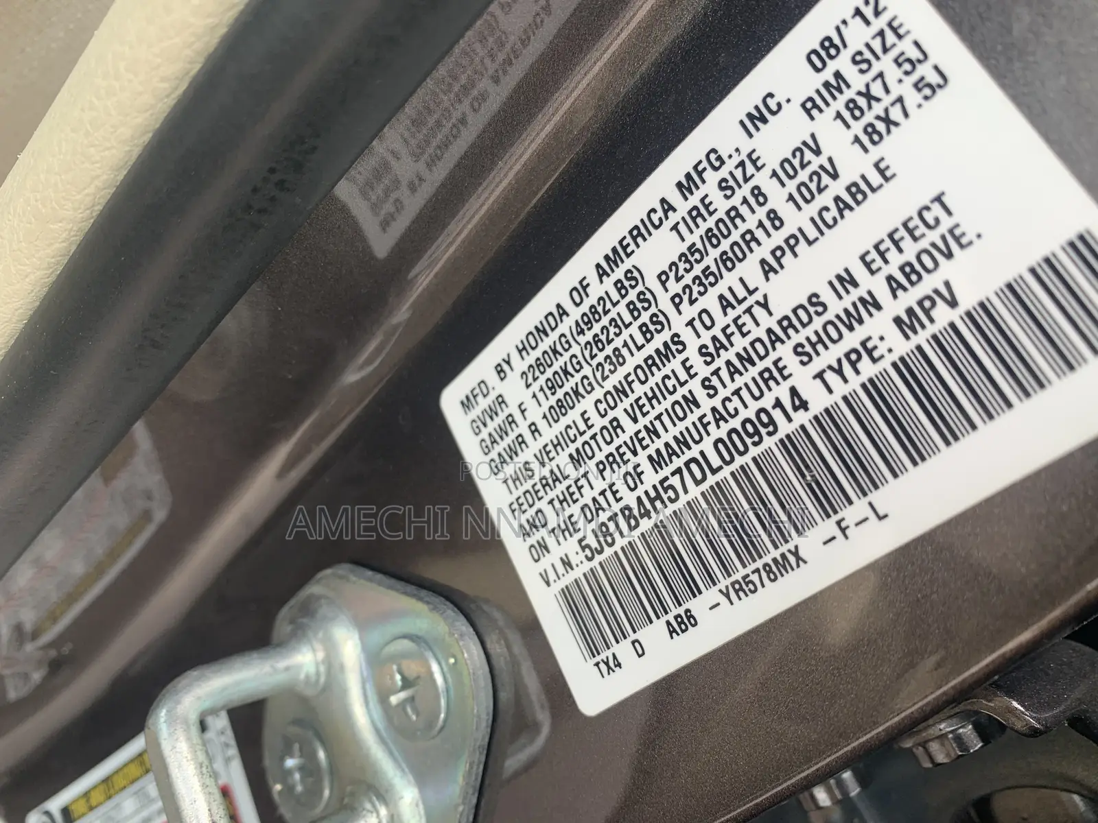 Acura RDX Base AWD 2013 Brown