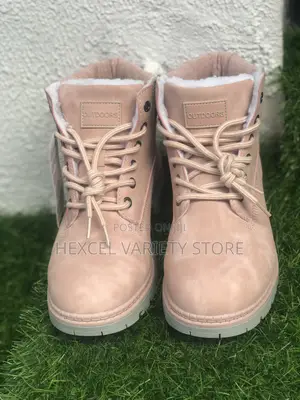 Original Pink Outdoor Ankle Boots