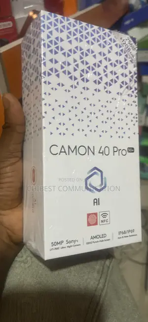 Tecno Camon 40 Pro 4G 256 GB Black