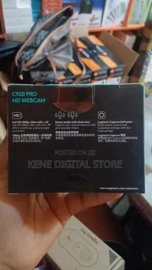 Logitech C920 Pro Full Hd 1080p Webcam + Dual Mics