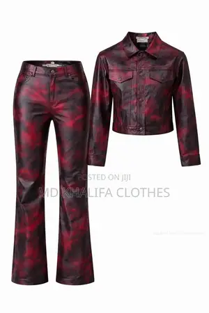Men Luxury Up Down Leather Wears