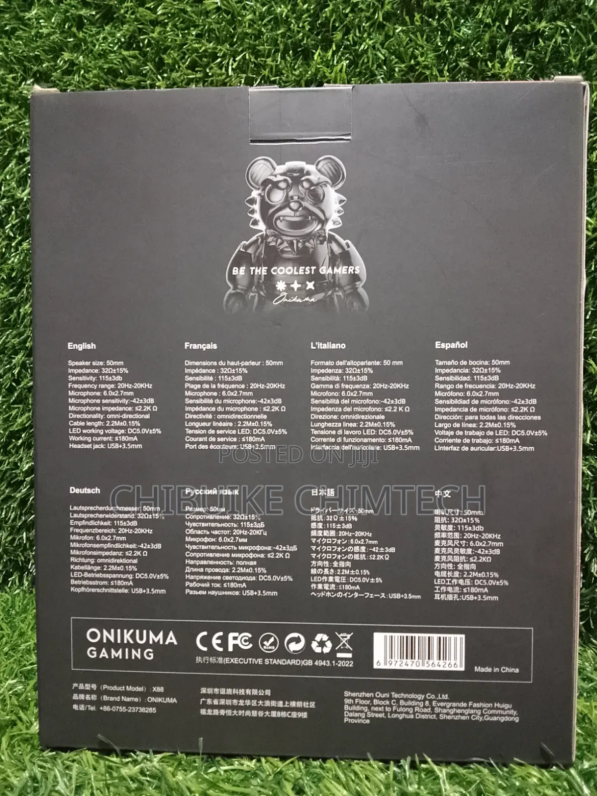 Onikuma Gaming Headset X88
