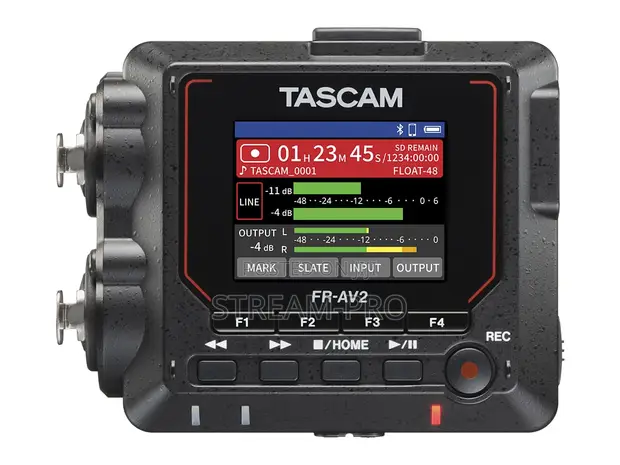 Tascam Fr-Av2 Compact 32-Bit-Float Field Recorder Timecode