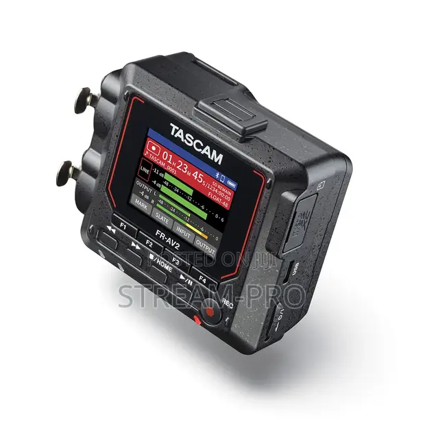Tascam Fr-Av2 Compact 32-Bit-Float Field Recorder Timecode