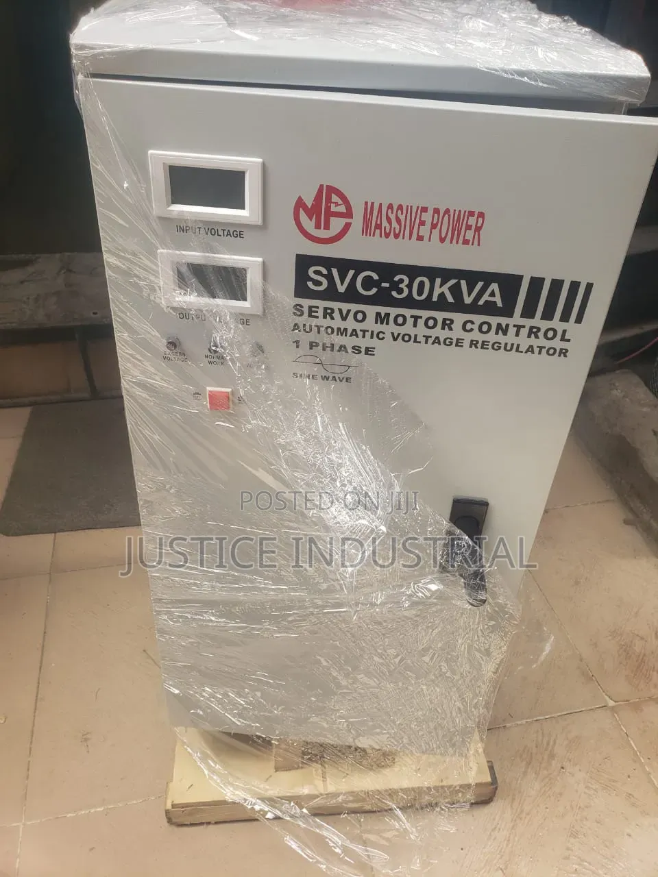 30kva Single Phase Industrial Stabilizer 2 Display