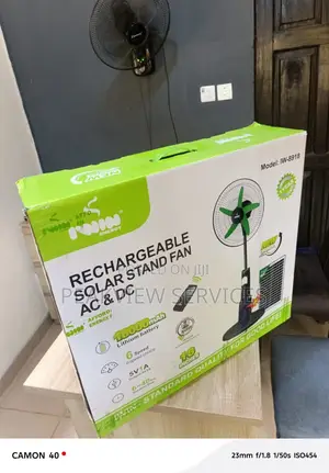 Iwin Iw-8918 Ac/Dc 18-Inch Stand Fan Rechargeable