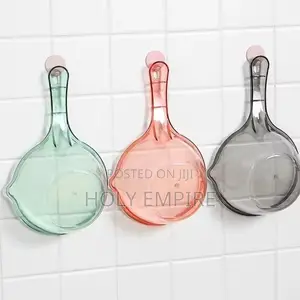 12pc Thickened Ladle Transparent Plastic Water Scoop Bath
