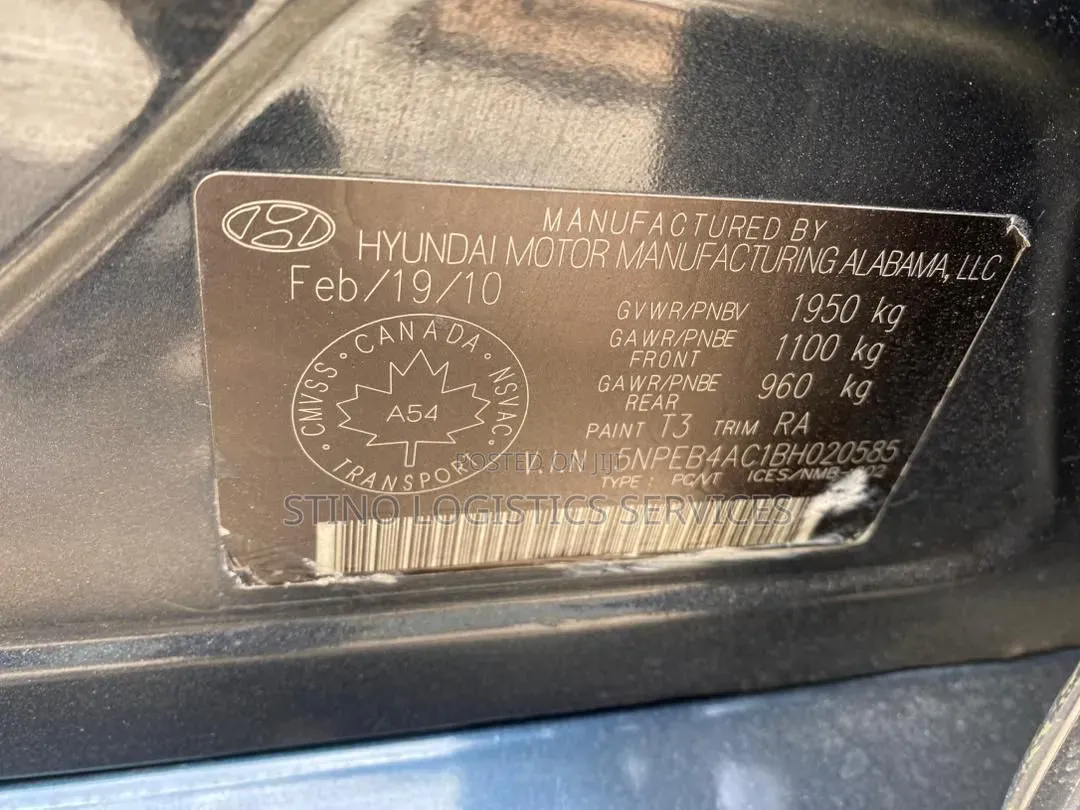 Hyundai Sonata 2011 Blue