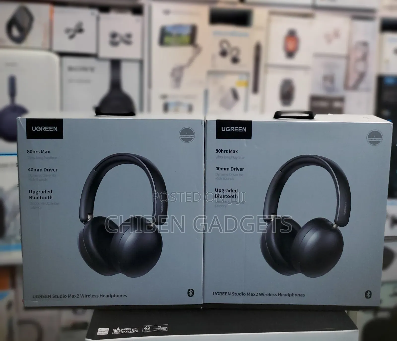Ugreen Studio Max2 80hrs Wireless Headphone Black