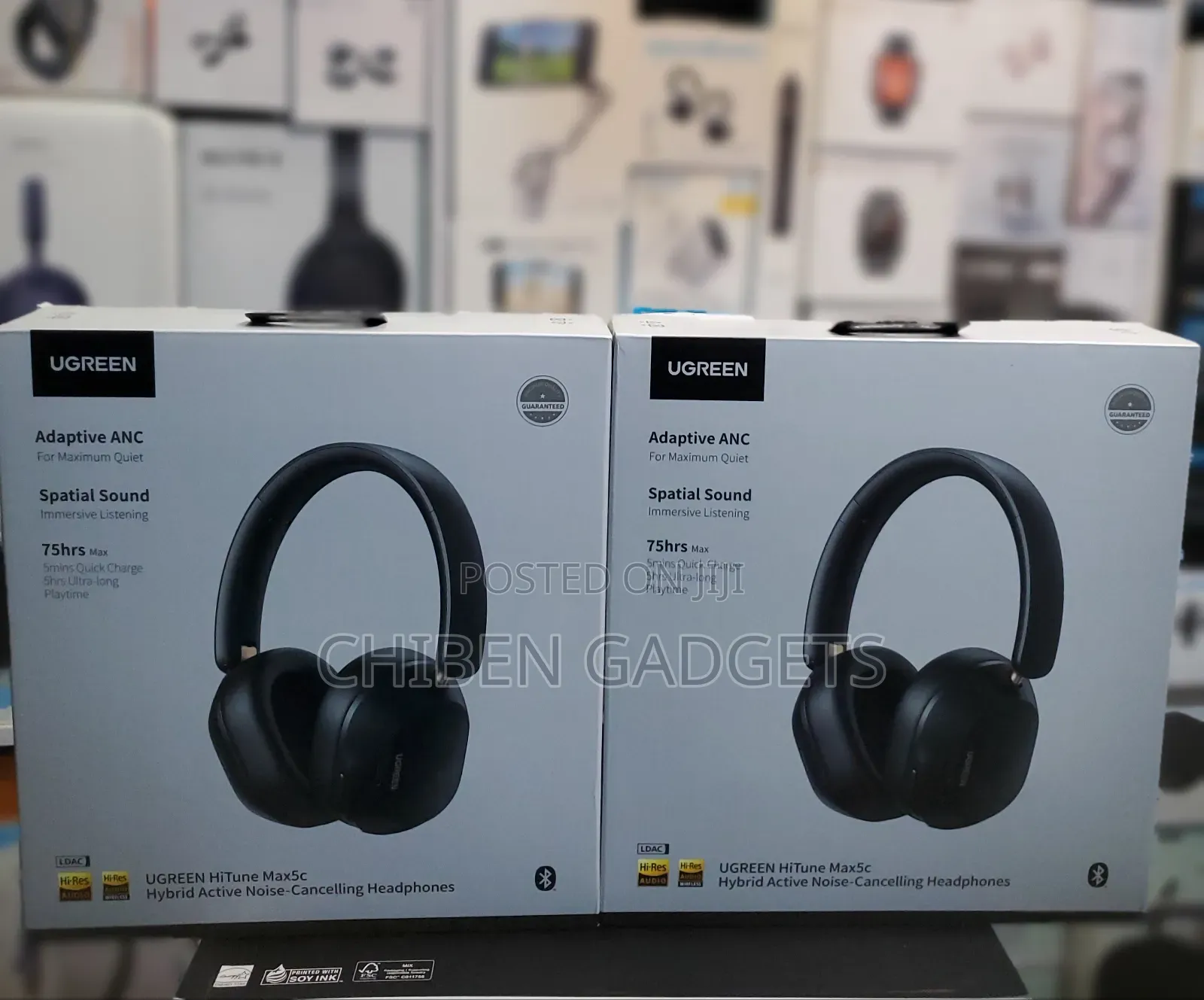 Ugreen Hitune Max5c Bluetooth Headphones Black