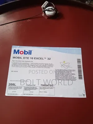 Mobil Dte 10 Excel Tm 32(208l) Hydraulic Oil