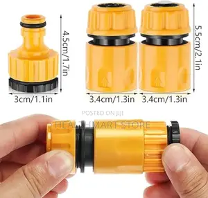 3pcs Coupling Adapter Faucet Hose Garden Water Connector