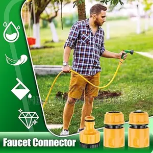 3pcs Coupling Adapter Faucet Hose Garden Water Connector