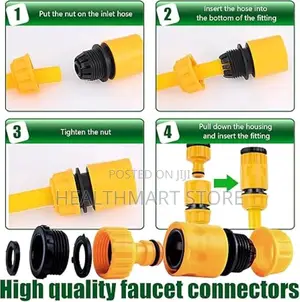 3pcs Coupling Adapter Faucet Hose Garden Water Connector