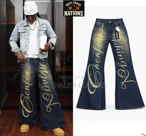 Men Luxury Palazzo Baggy Jeans