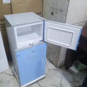 Skyrun 108l Double Door Fridge – Stylish Blue Design