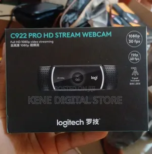 Logitech C922 Pro Streaming Webcam (1080p + Free Tripod)
