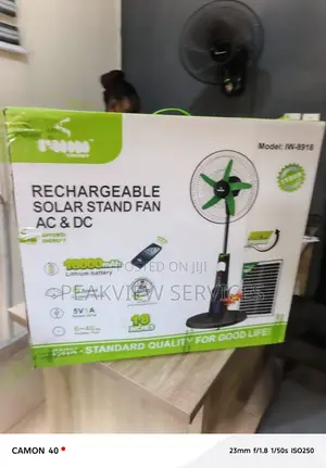 Iw-8918 Iwin Ac/Dc Rechargeable 18 Inch Fan