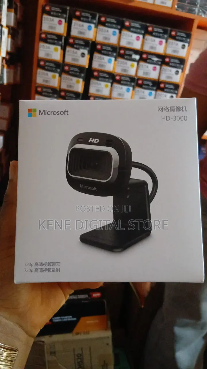 Brand New Microsoft Hd-3000 Webcam (720p)