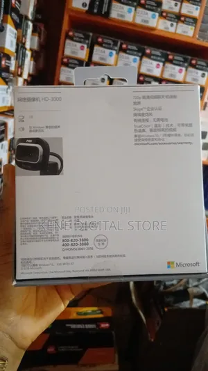 Brand New Microsoft Hd-3000 Webcam (720p)