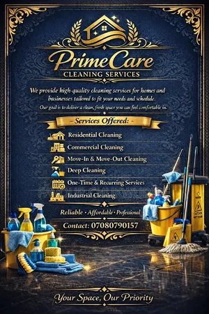Professional and Reliable Home and Office Cleaning Services in Owerri