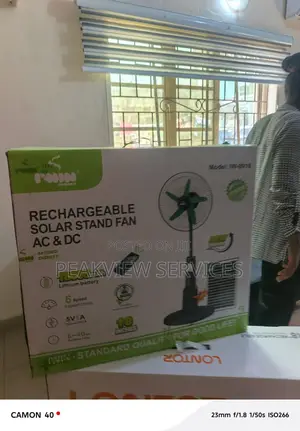 Iwin Rechargeable Standing Fan 18” Iw-8918 Ac/Dc