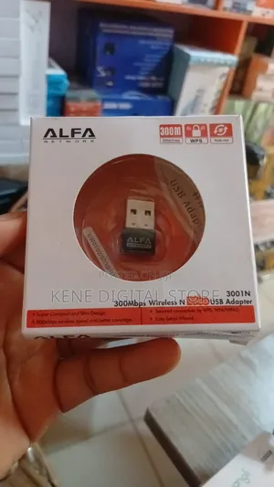 Alfa Network 3001n Nano Wireless Wifi Dongle for Pc