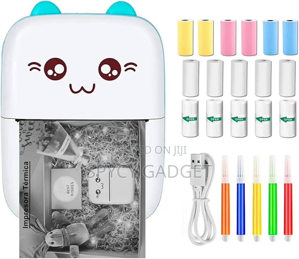 Mini Wireless Bluetooth Thermal Printer With Accessories