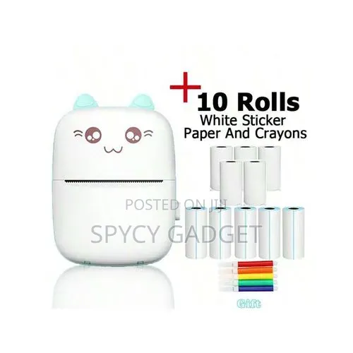 Mini Wireless Bluetooth Thermal Printer With Accessories