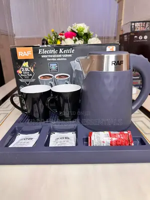 Raf Hotel Tray 
2l Jug and Two Ceramic Cup and Tray