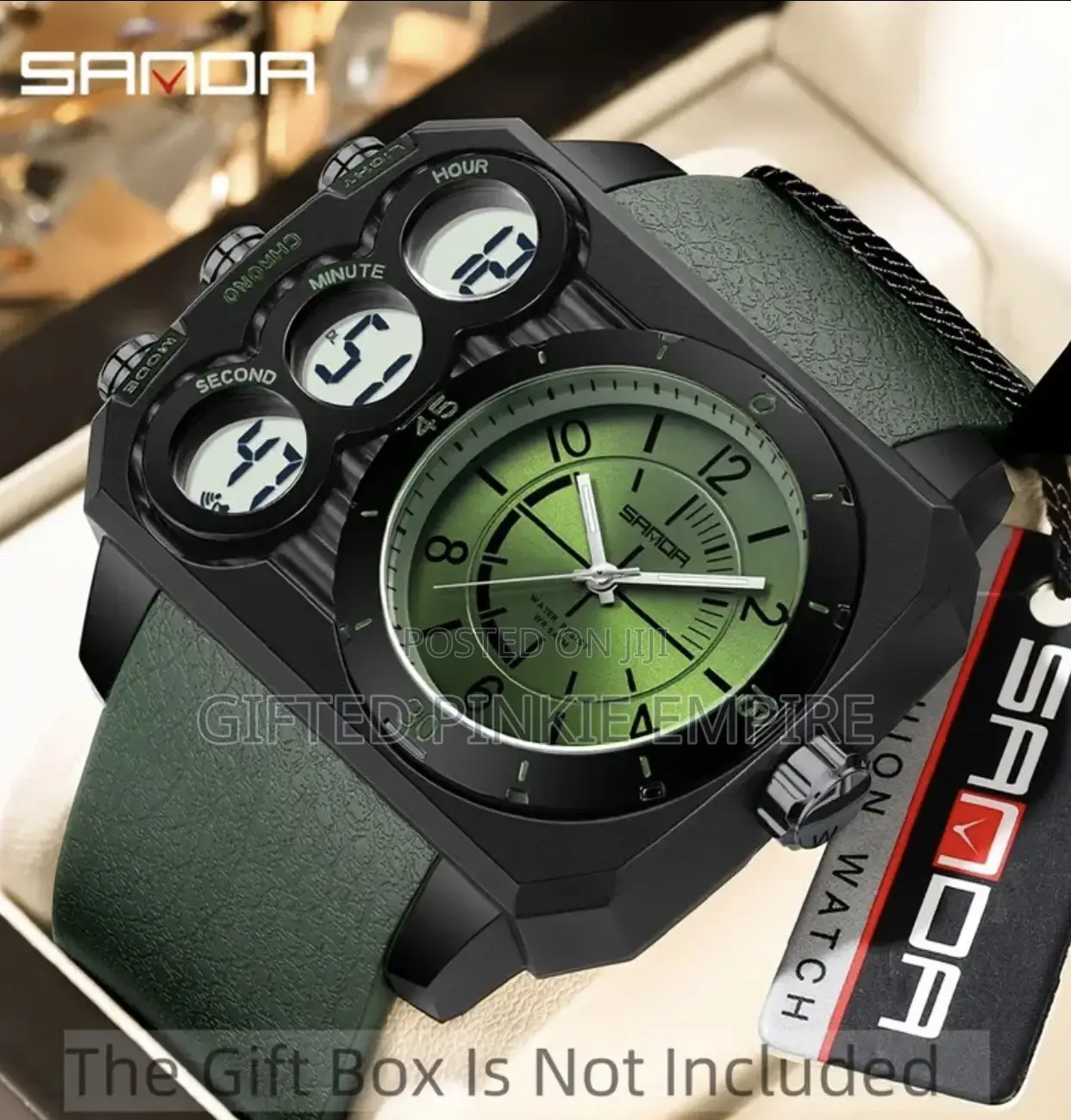 Quality Sanda Rubber Wristwatch