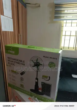 Iwin Iw-8918 18” Portable Rechargeable Stand Fan