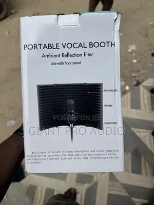 Portable Vocal Booth. /Reflection Filter