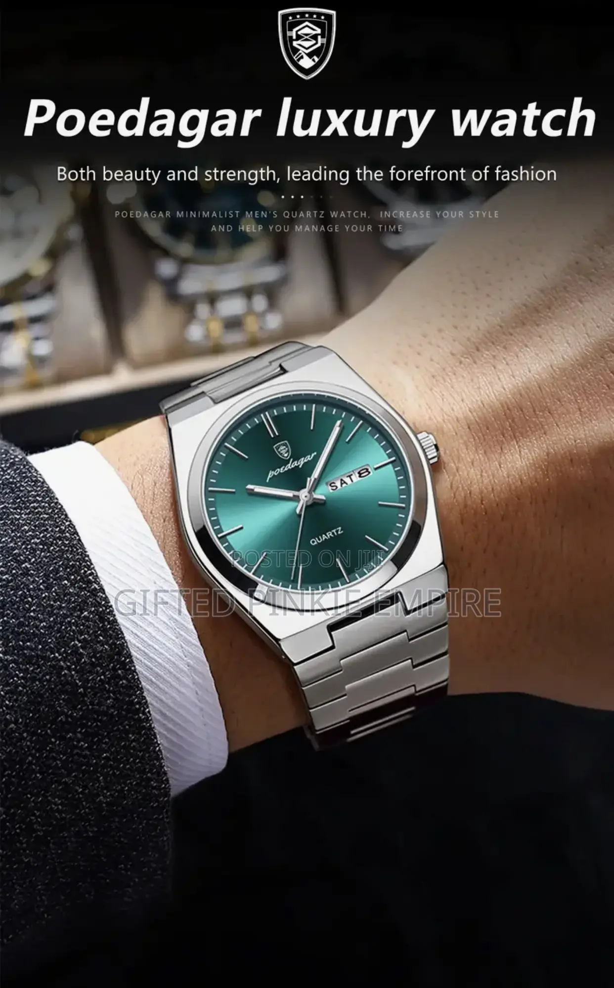 Quality Steel Poedagar Chain Watch