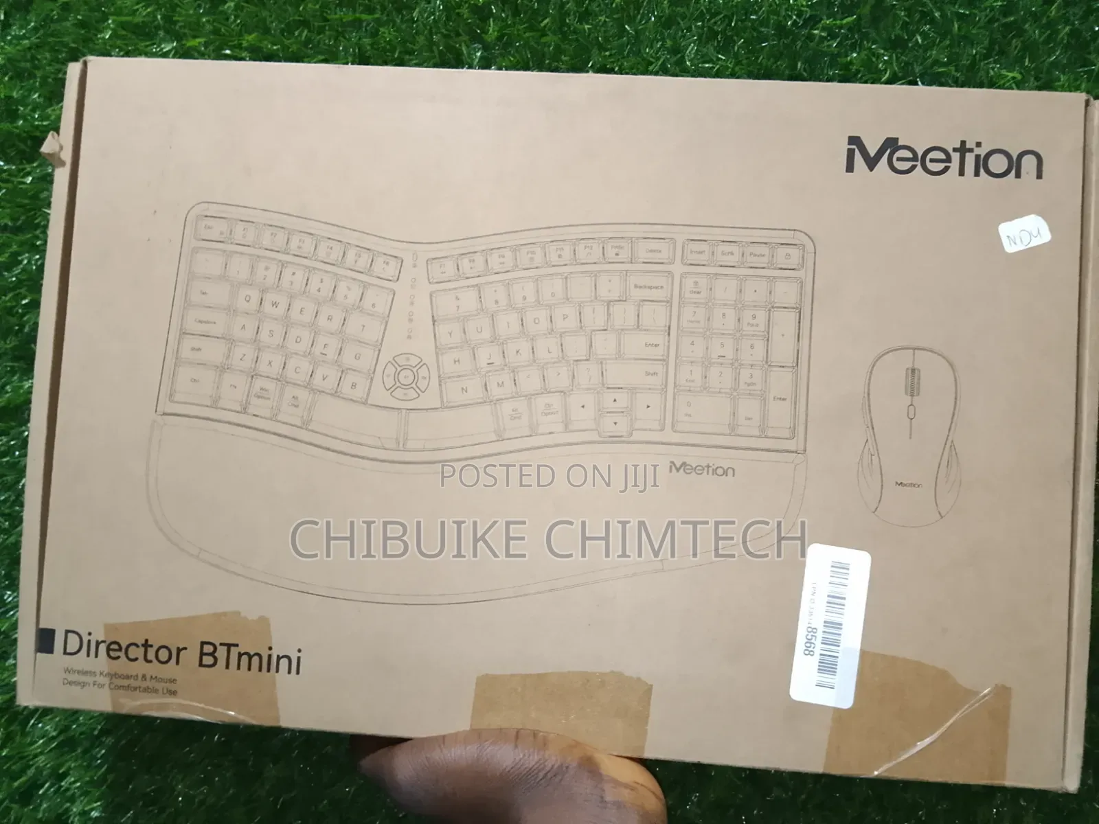 Meetion Ergonomic Director Btmini Wireless Keyboard and Mouse