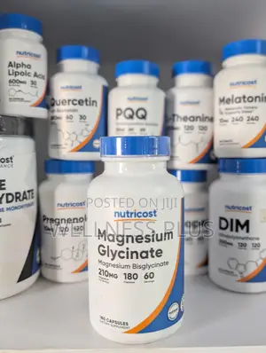 Magnesium Glycinate 210mg – Sleep Stress Support 180 Caps