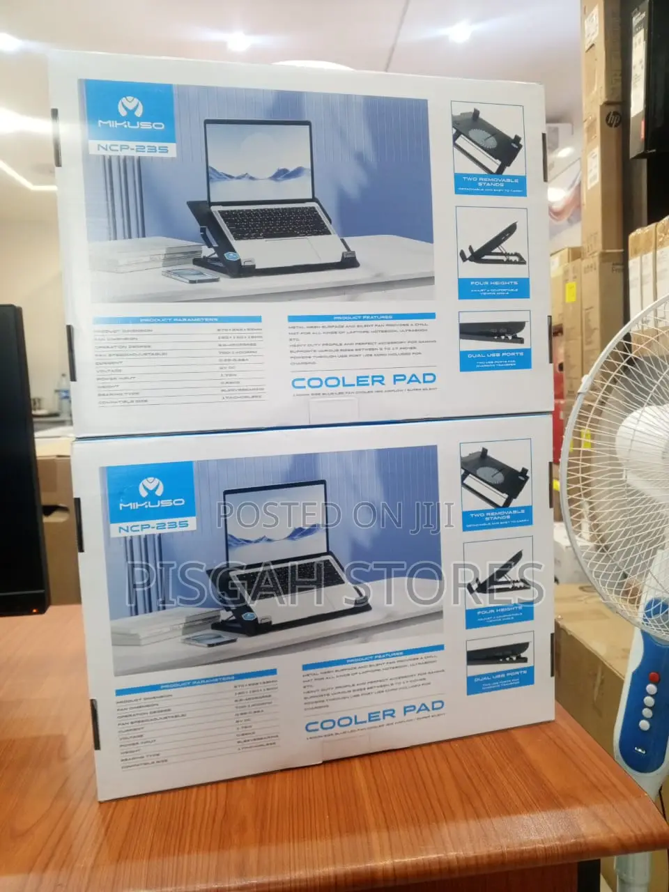 Mikuso NCP-235 13"-17" Angle Adjustment Cooling Plastic Notebook